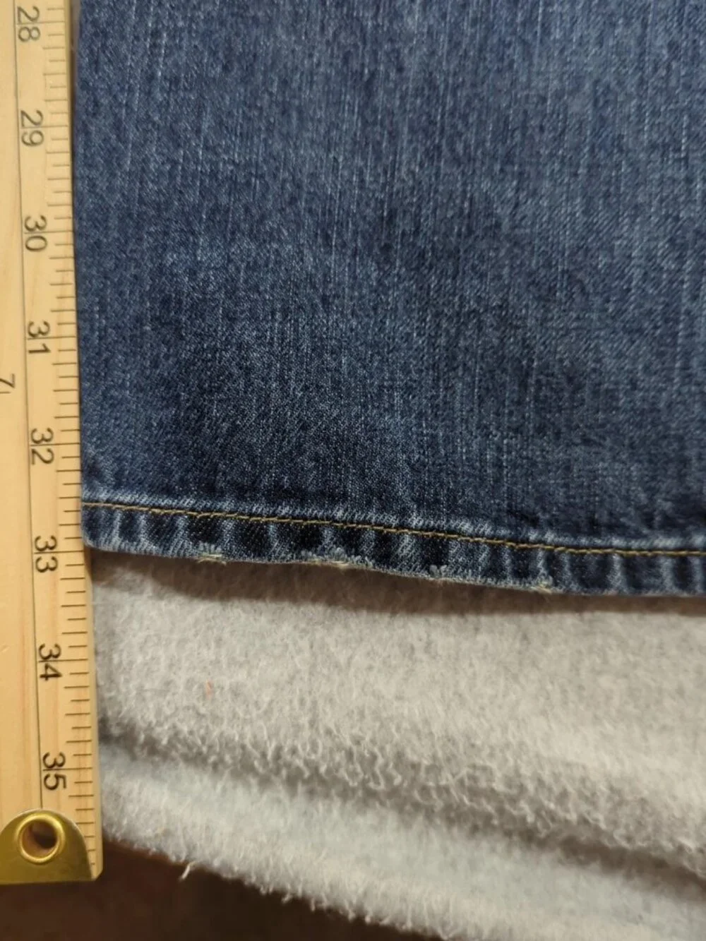 Polo Ralph Lauren Jeans Men's 38x34 (Fit 38x33) Blue Denim Authentic Dungarees